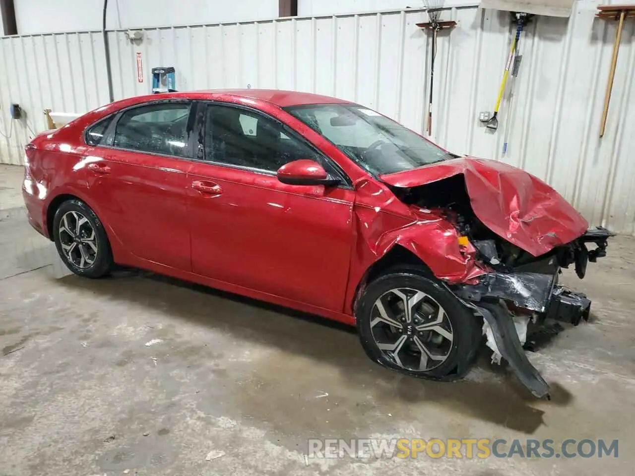 4 fotografías del automóvil dañado 3KPF24AD2KE104254 KIA FORTE 2019