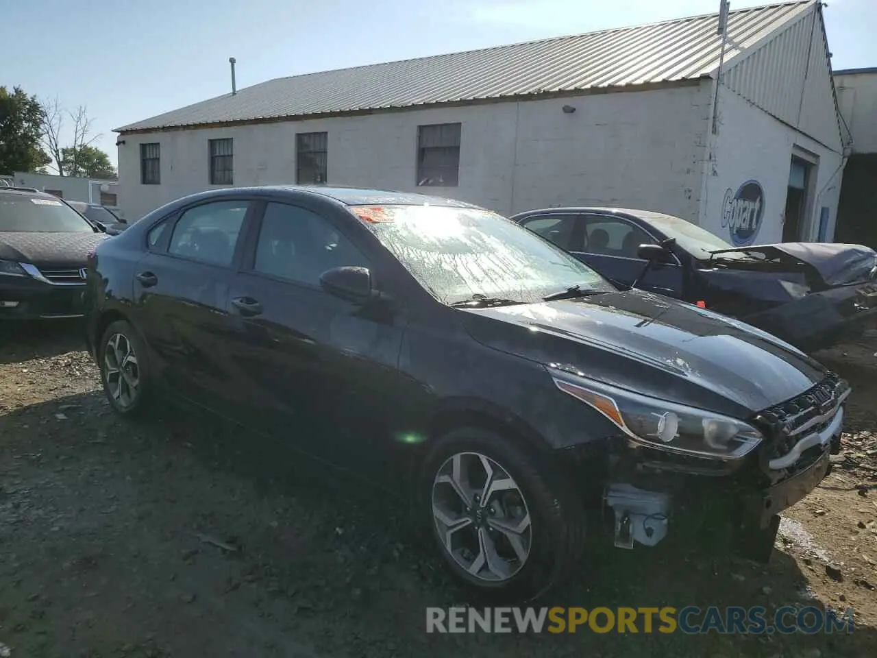 4 fotografías del automóvil dañado 3KPF24AD2KE104495 KIA FORTE 2019