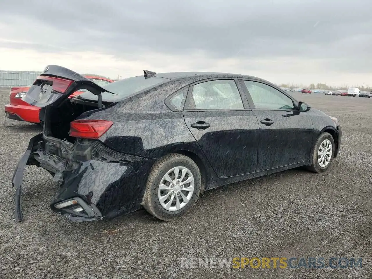 3 fotografías del automóvil dañado 3KPF24AD2KE134757 KIA FORTE 2019