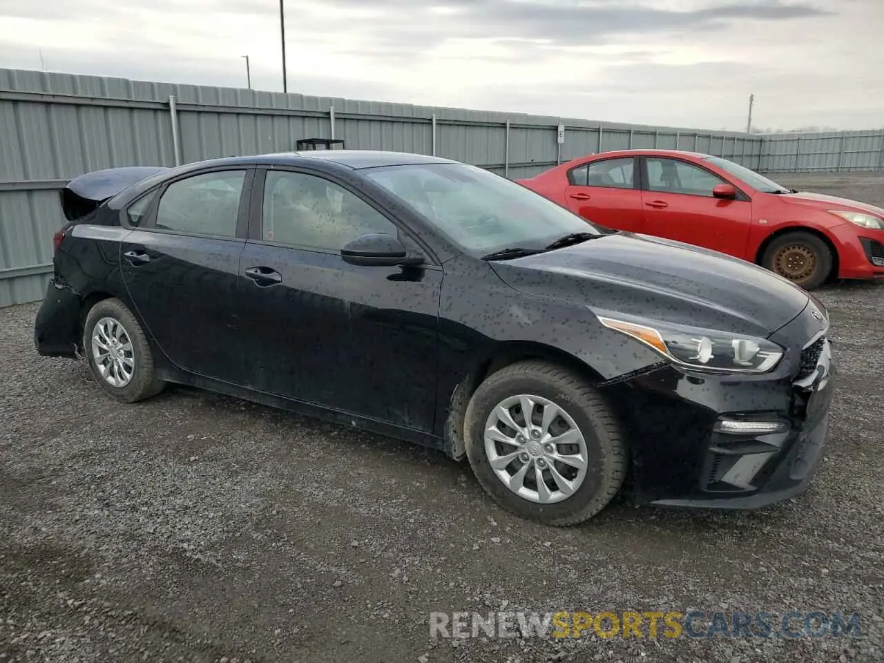 4 fotografías del automóvil dañado 3KPF24AD2KE134757 KIA FORTE 2019