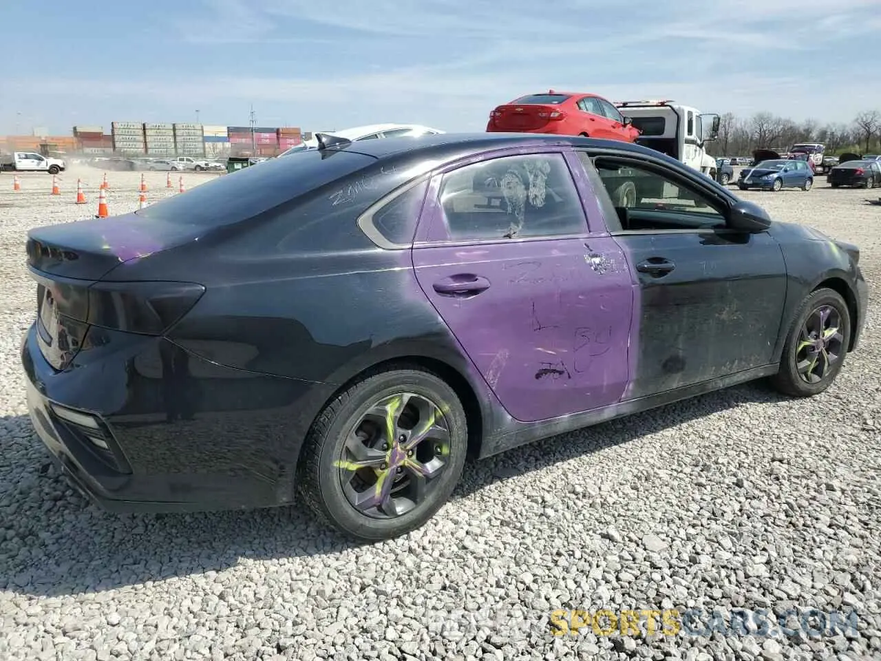 3 fotografías del automóvil dañado 3KPF24AD3KE011436 KIA FORTE 2019