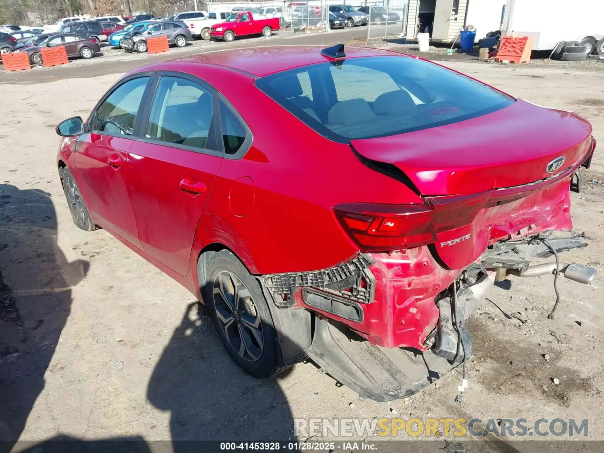 3 fotografías del automóvil dañado 3KPF24AD3KE096584 KIA FORTE 2019