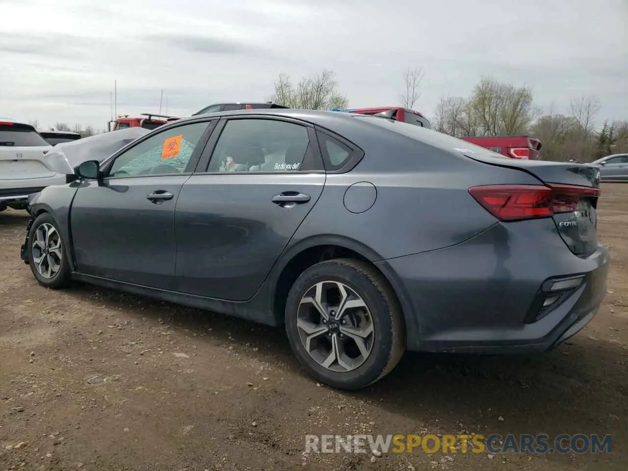 2 fotografías del automóvil dañado 3KPF24AD3KE122293 KIA FORTE 2019