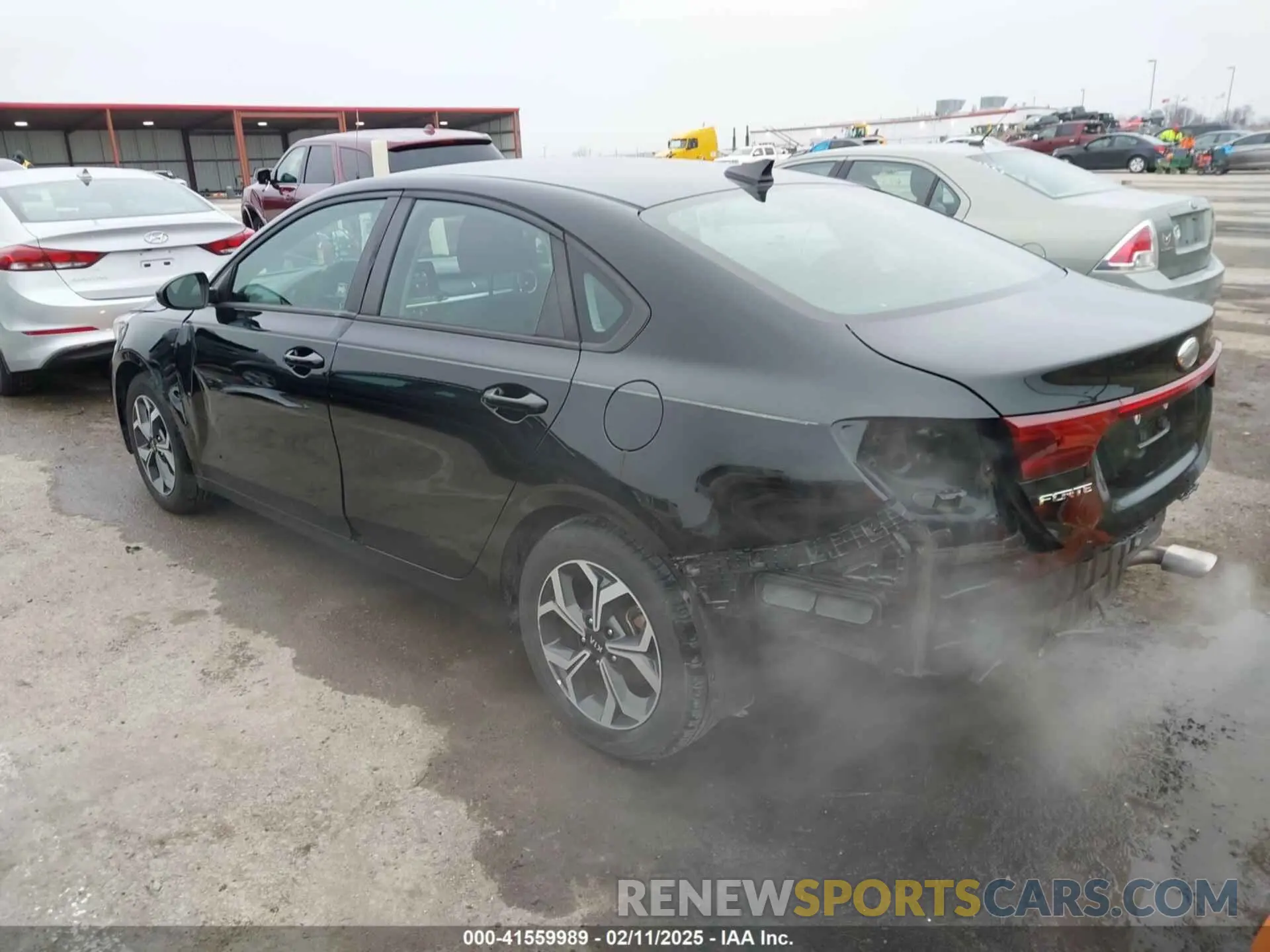 3 fotografías del automóvil dañado 3KPF24AD6KE027923 KIA FORTE 2019