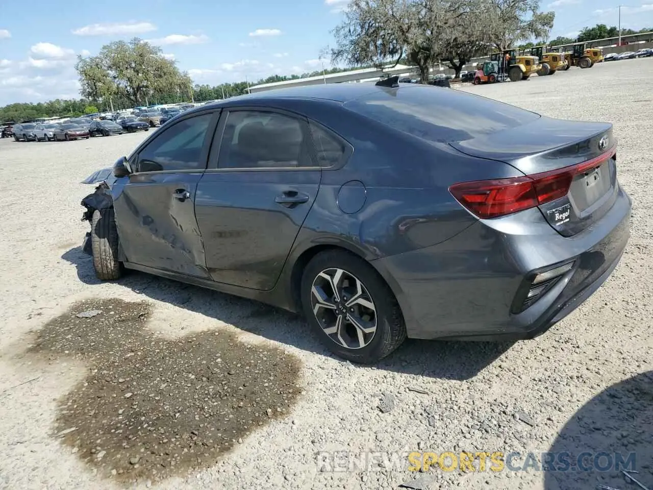 2 fotografías del automóvil dañado 3KPF24AD6KE029378 KIA FORTE 2019