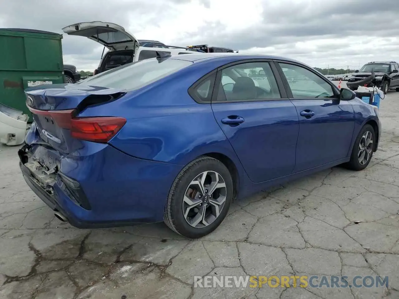 3 fotografías del automóvil dañado 3KPF24AD6KE049596 KIA FORTE 2019