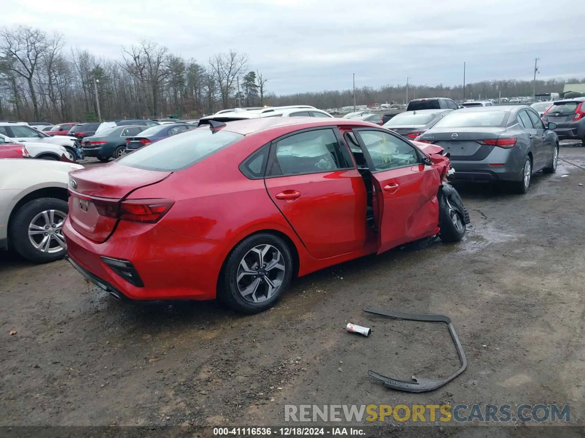 4 fotografías del automóvil dañado 3KPF24AD6KE131571 KIA FORTE 2019