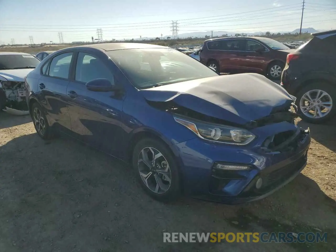 4 fotografías del automóvil dañado 3KPF24AD7KE059909 KIA FORTE 2019