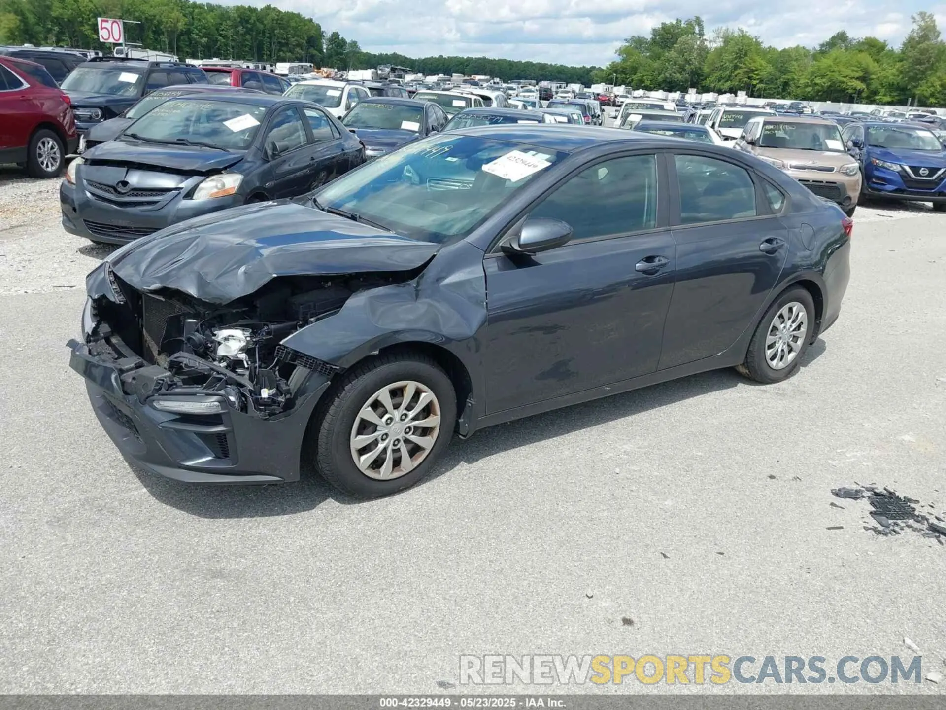 2 fotografías del automóvil dañado 3KPF24AD7KE062289 KIA FORTE 2019