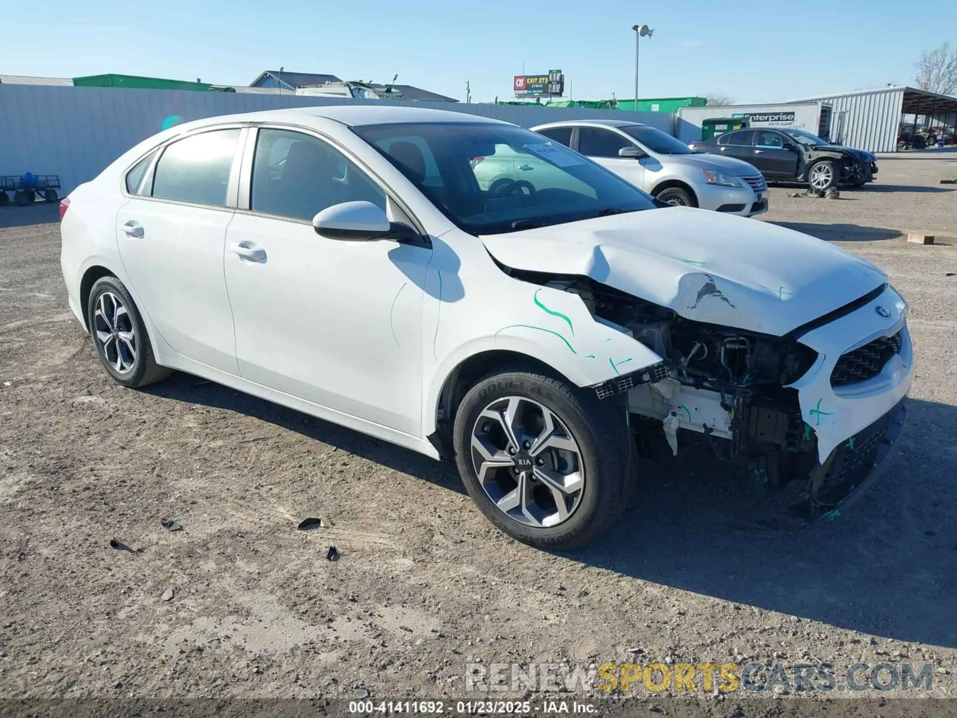 1 fotografías del automóvil dañado 3KPF24AD7KE069646 KIA FORTE 2019