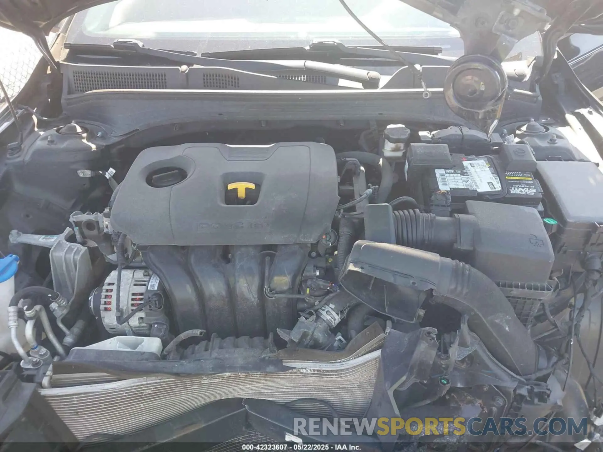 10 fotografías del automóvil dañado 3KPF24AD7KE097611 KIA FORTE 2019
