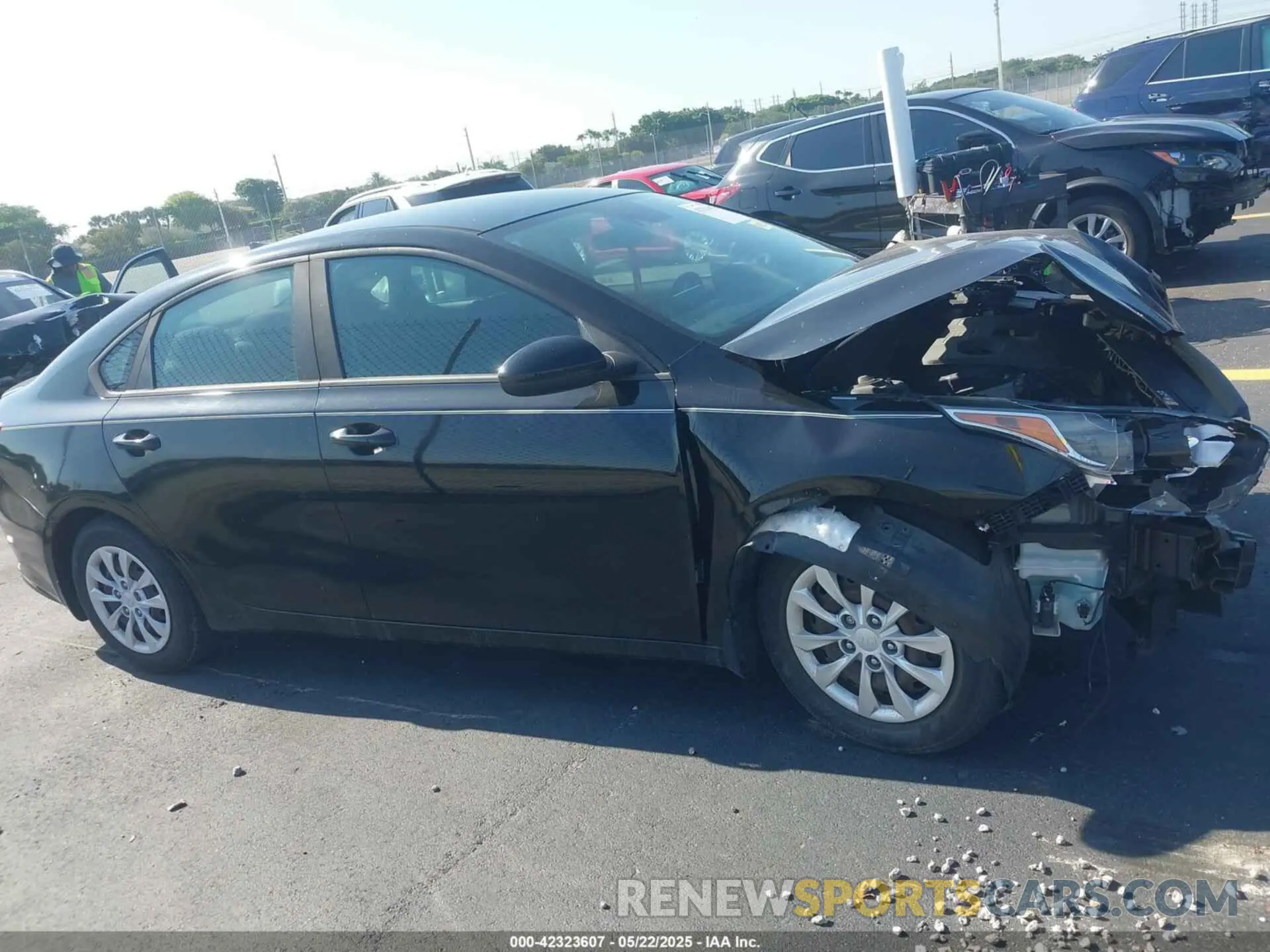 14 fotografías del automóvil dañado 3KPF24AD7KE097611 KIA FORTE 2019