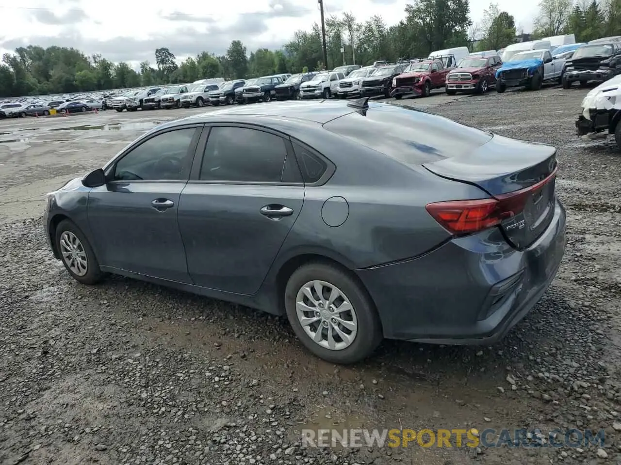 2 fotografías del automóvil dañado 3KPF24AD7KE106453 KIA FORTE 2019