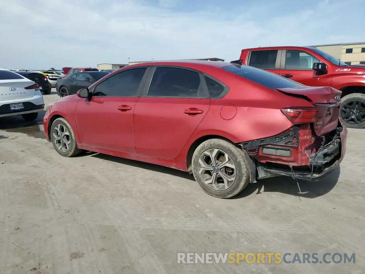 2 fotografías del automóvil dañado 3KPF24AD8KE009990 KIA FORTE 2019