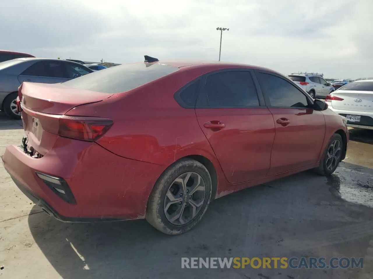 3 fotografías del automóvil dañado 3KPF24AD8KE009990 KIA FORTE 2019