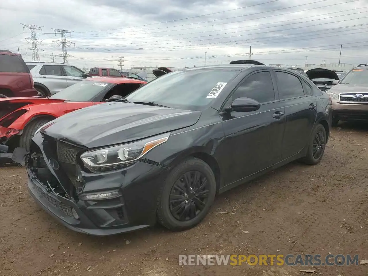 1 fotografías del automóvil dañado 3KPF24AD8KE012629 KIA FORTE 2019