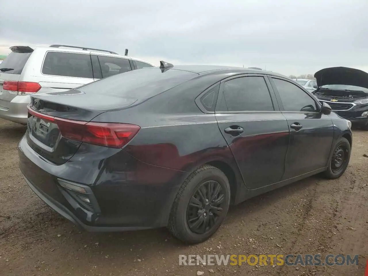 3 fotografías del automóvil dañado 3KPF24AD8KE012629 KIA FORTE 2019