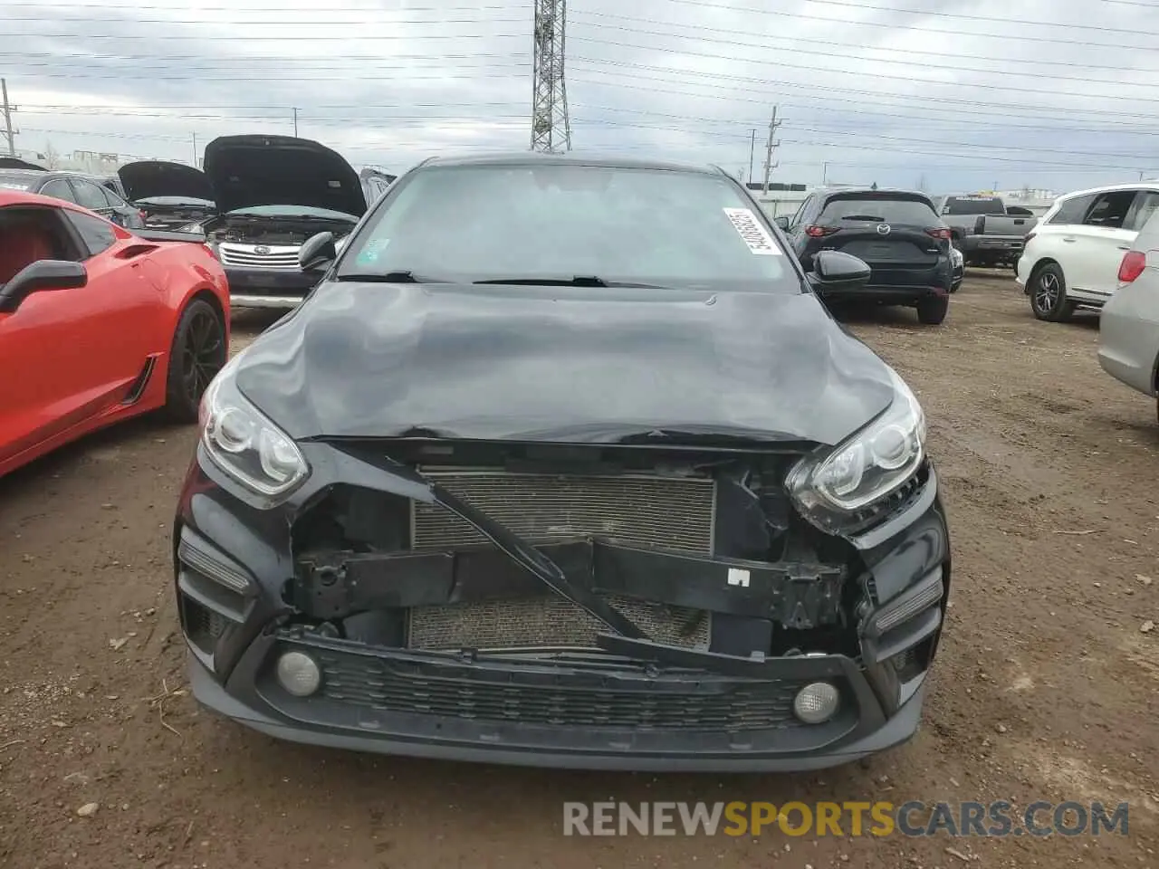 5 fotografías del automóvil dañado 3KPF24AD8KE012629 KIA FORTE 2019