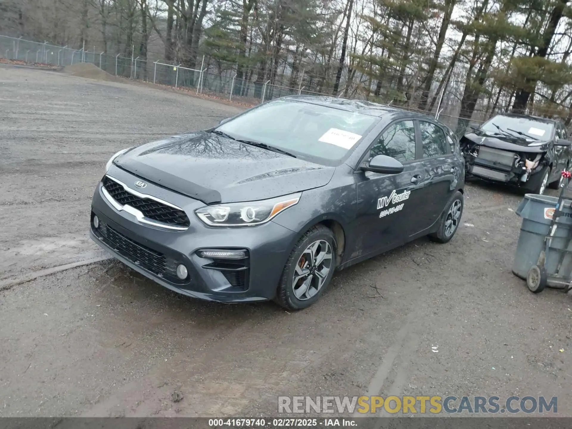 2 fotografías del automóvil dañado 3KPF24AD8KE019810 KIA FORTE 2019