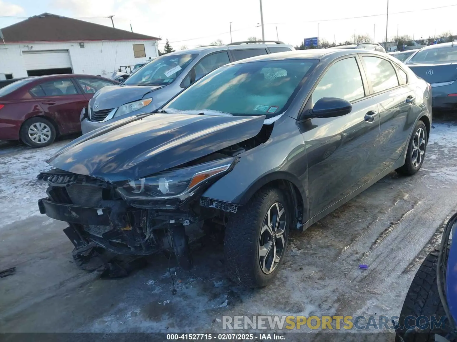2 fotografías del automóvil dañado 3KPF24AD8KE032525 KIA FORTE 2019