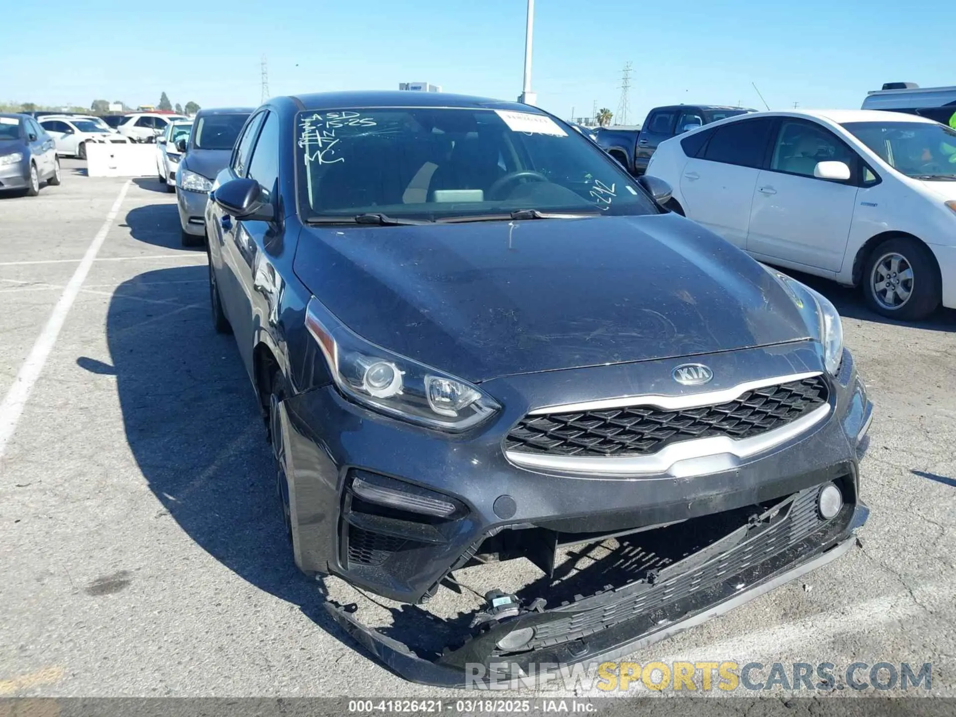 1 fotografías del automóvil dañado 3KPF24AD8KE070188 KIA FORTE 2019