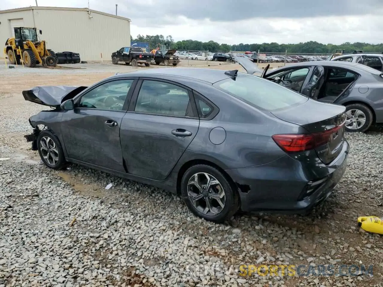 2 fotografías del automóvil dañado 3KPF24AD9KE051682 KIA FORTE 2019