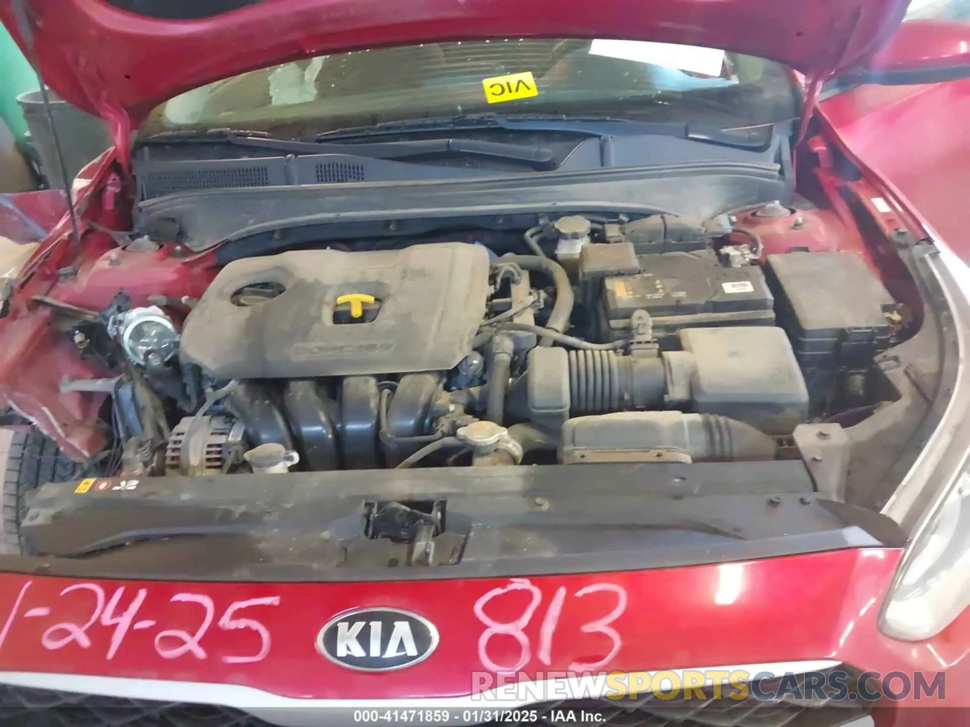 10 fotografías del automóvil dañado 3KPF24AD9KE055893 KIA FORTE 2019