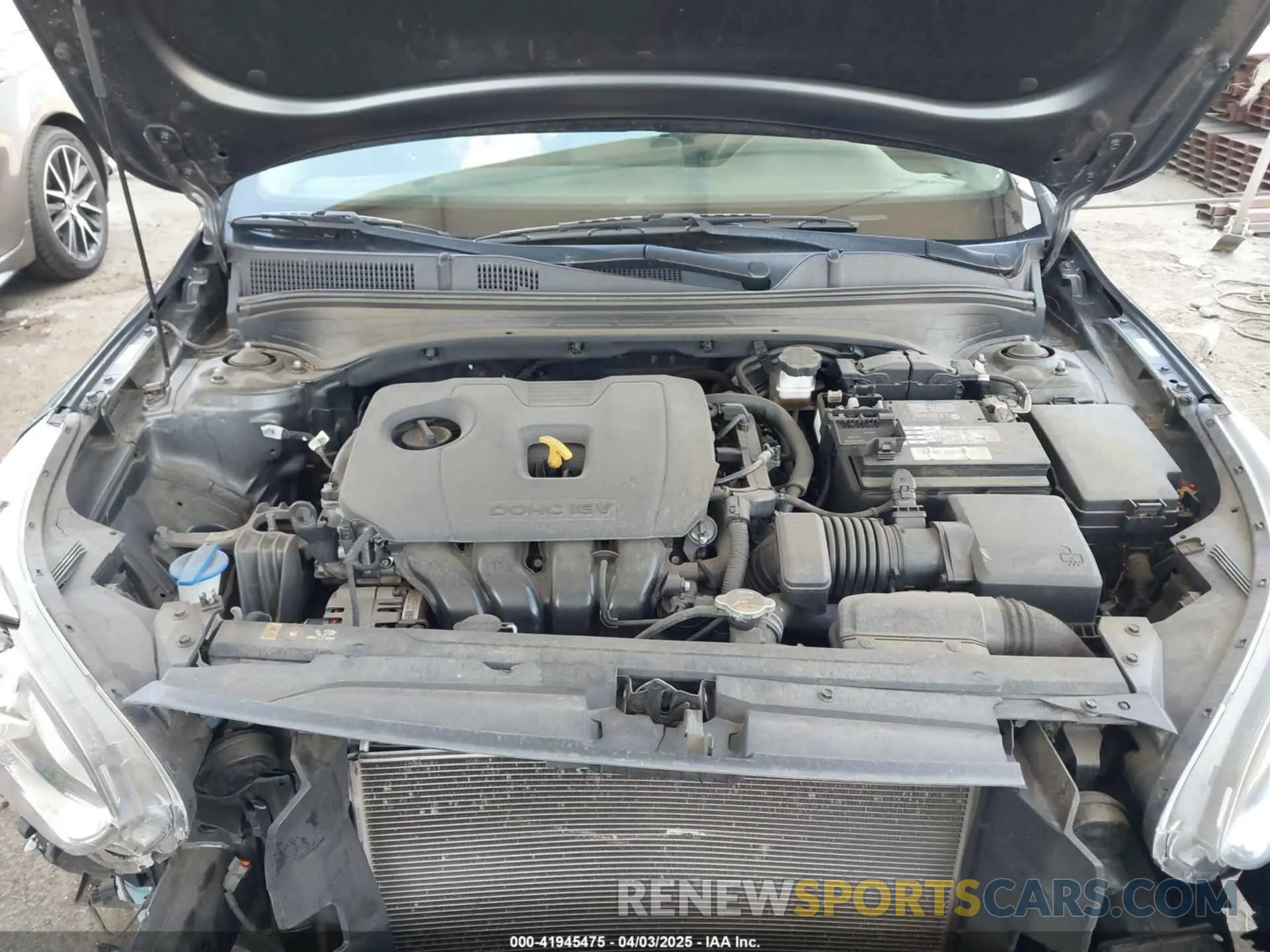 10 fotografías del automóvil dañado 3KPF24AD9KE067221 KIA FORTE 2019