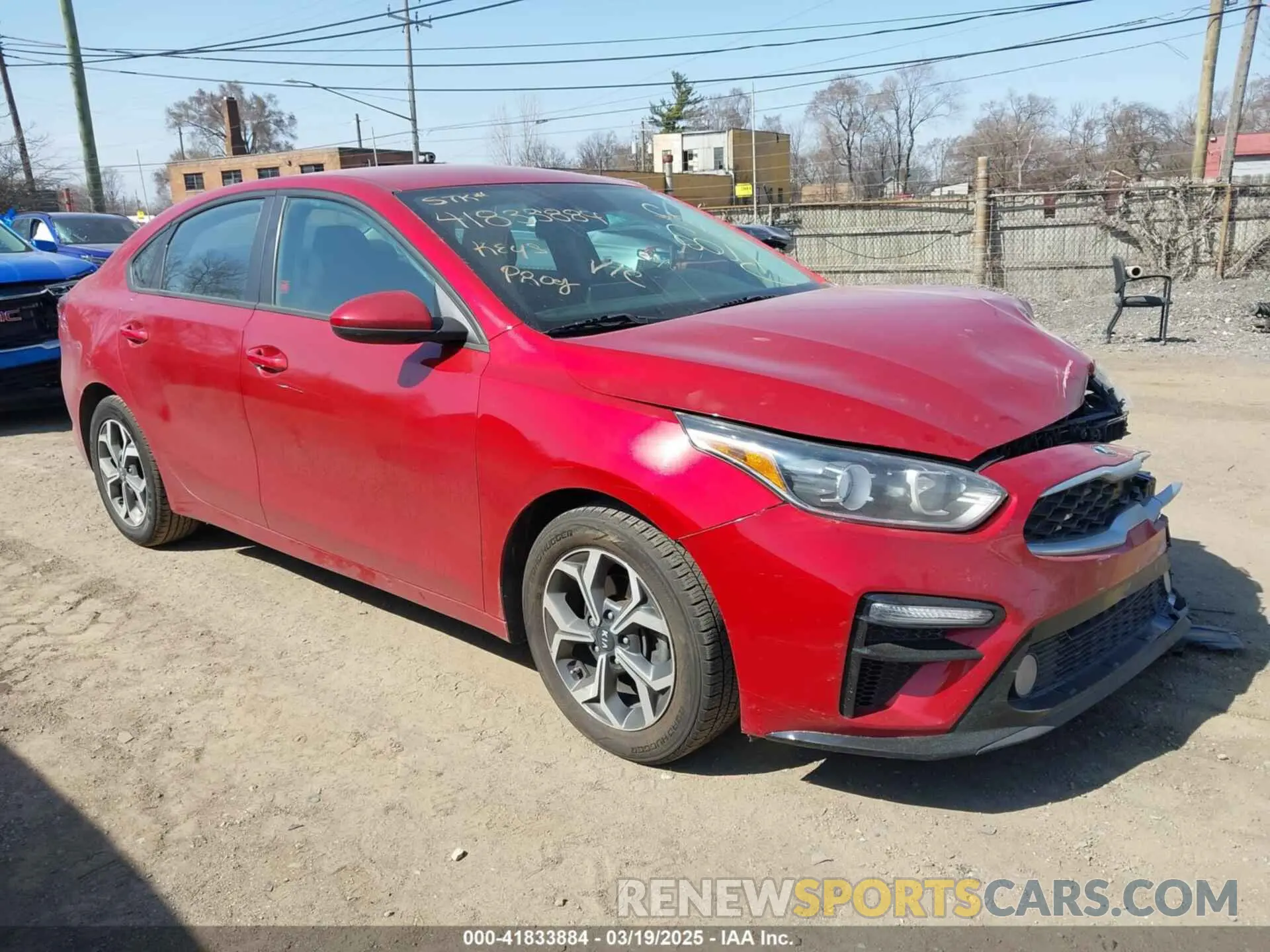 1 fotografías del automóvil dañado 3KPF24AD9KE126087 KIA FORTE 2019