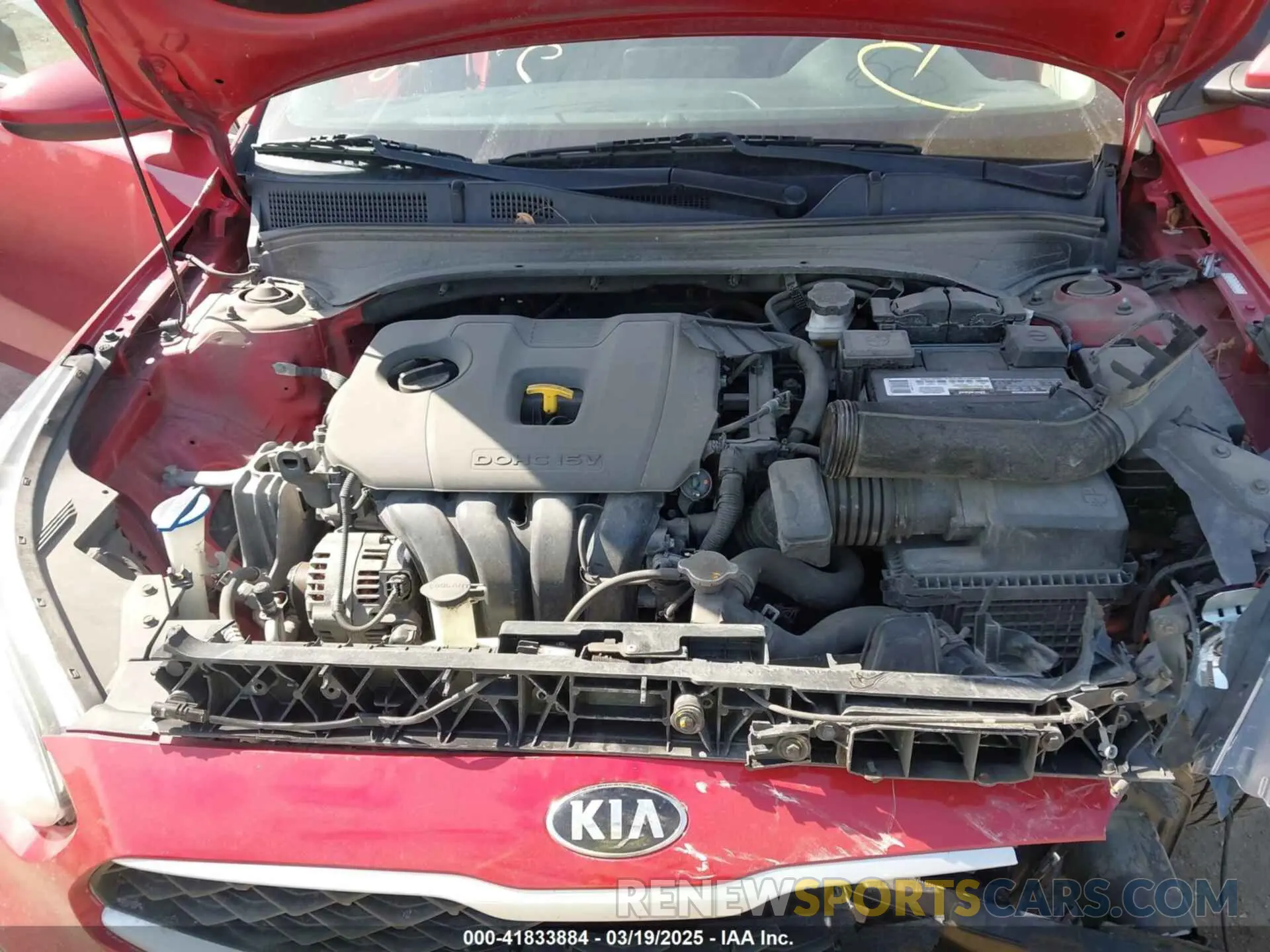 10 fotografías del automóvil dañado 3KPF24AD9KE126087 KIA FORTE 2019