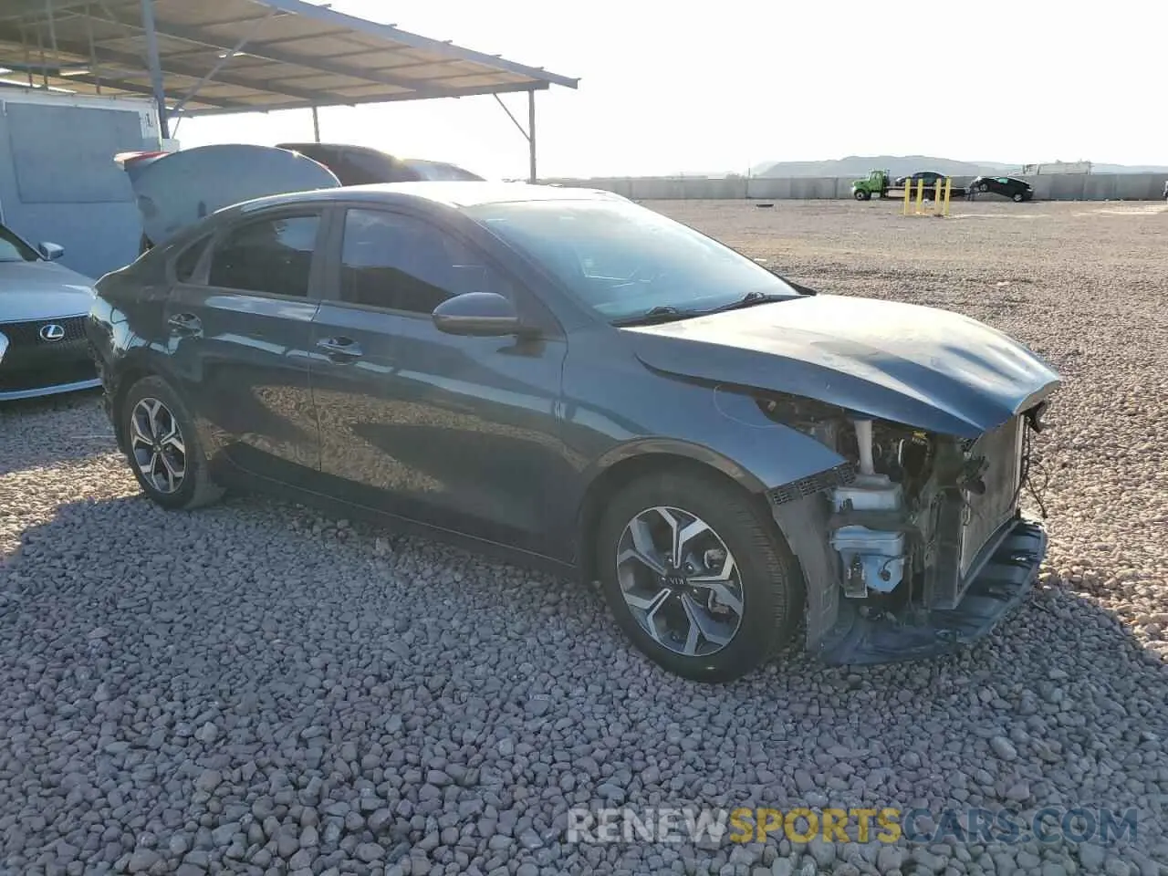 4 fotografías del automóvil dañado 3KPF24ADXKE008680 KIA FORTE 2019