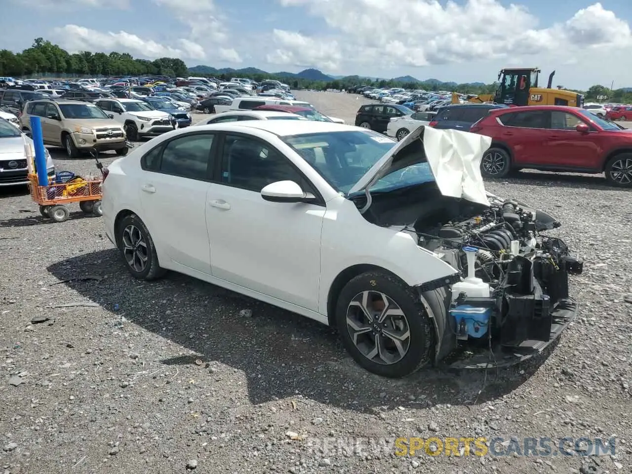 4 fotografías del automóvil dañado 3KPF24ADXKE011871 KIA FORTE 2019