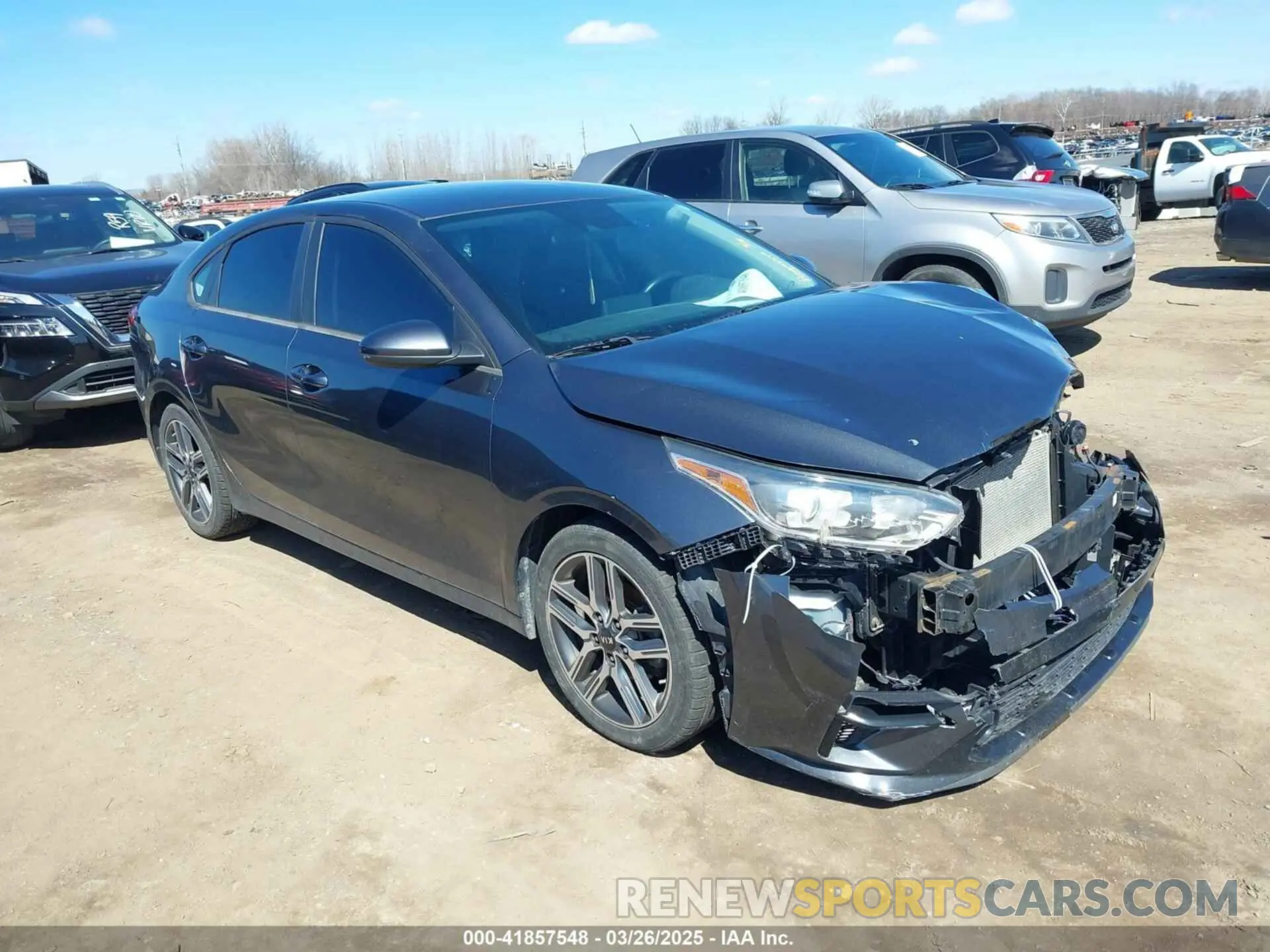 1 fotografías del automóvil dañado 3KPF34AD0KE020141 KIA FORTE 2019