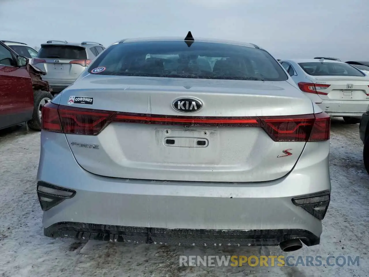6 fotografías del automóvil dañado 3KPF34AD0KE114410 KIA FORTE 2019