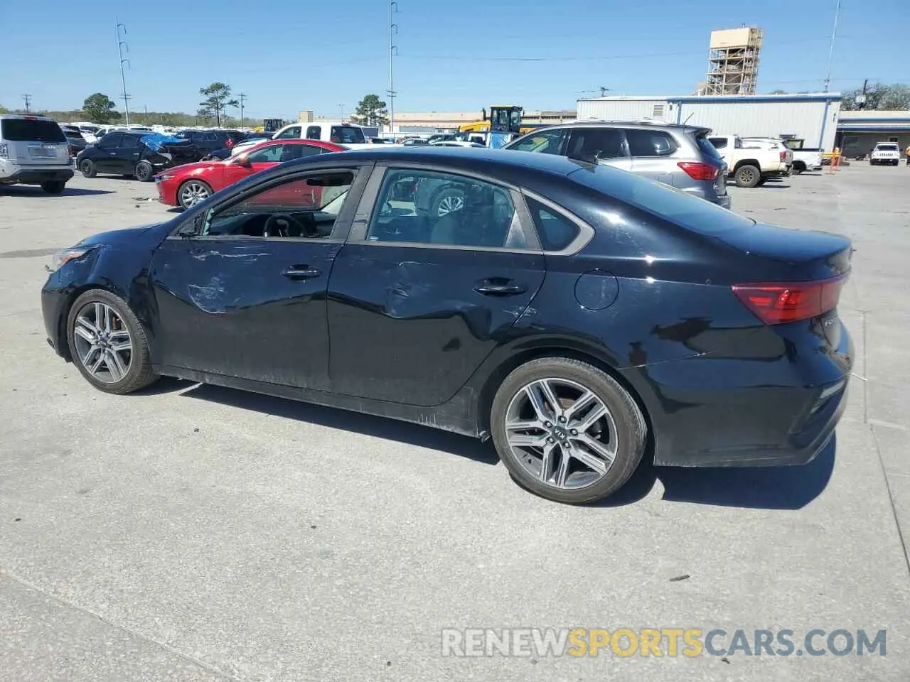 2 fotografías del automóvil dañado 3KPF34AD1KE034064 KIA FORTE 2019