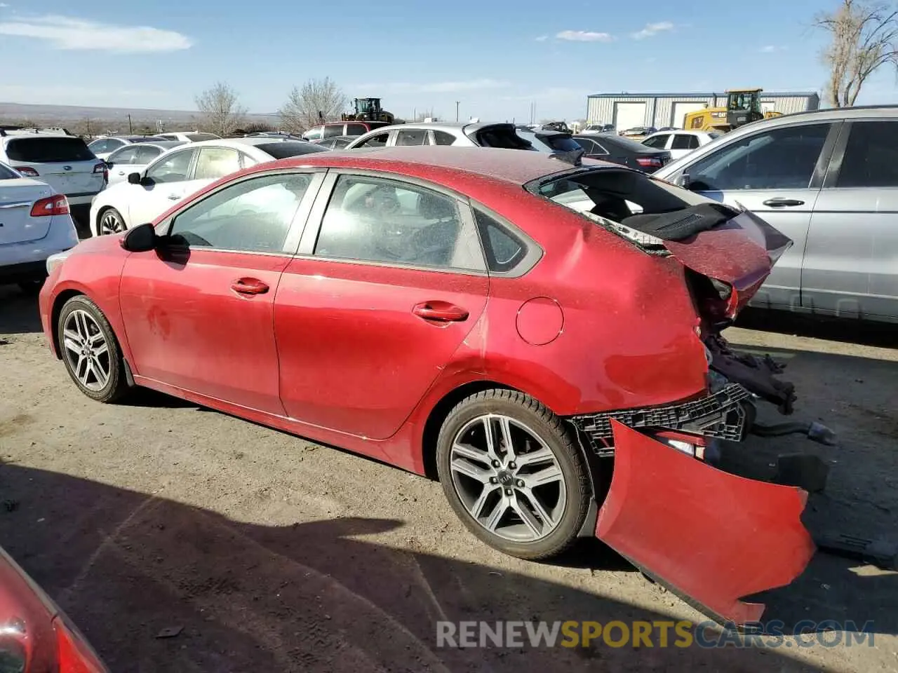 2 fotografías del automóvil dañado 3KPF34AD1KE074905 KIA FORTE 2019