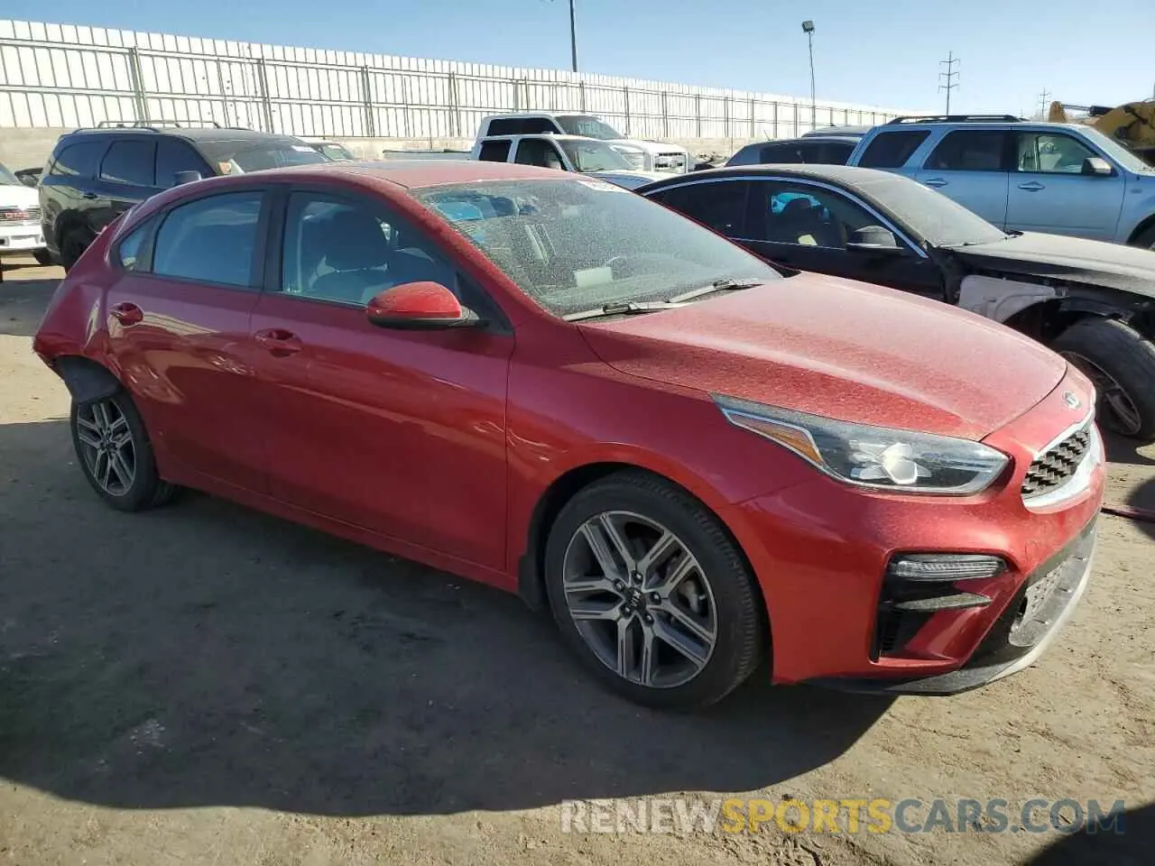 4 fotografías del automóvil dañado 3KPF34AD1KE074905 KIA FORTE 2019