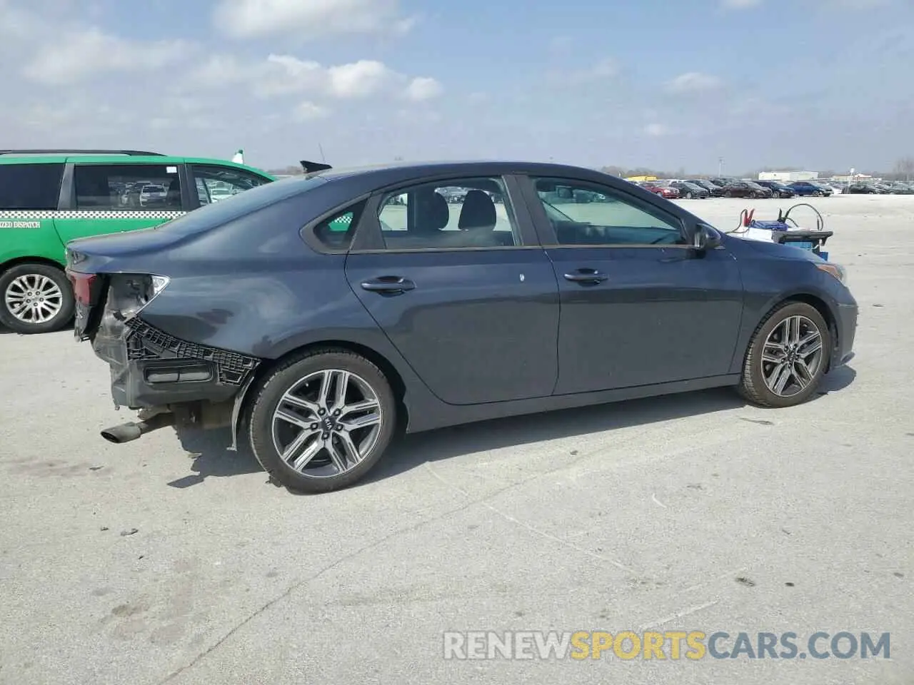 3 fotografías del automóvil dañado 3KPF34AD1KE120586 KIA FORTE 2019