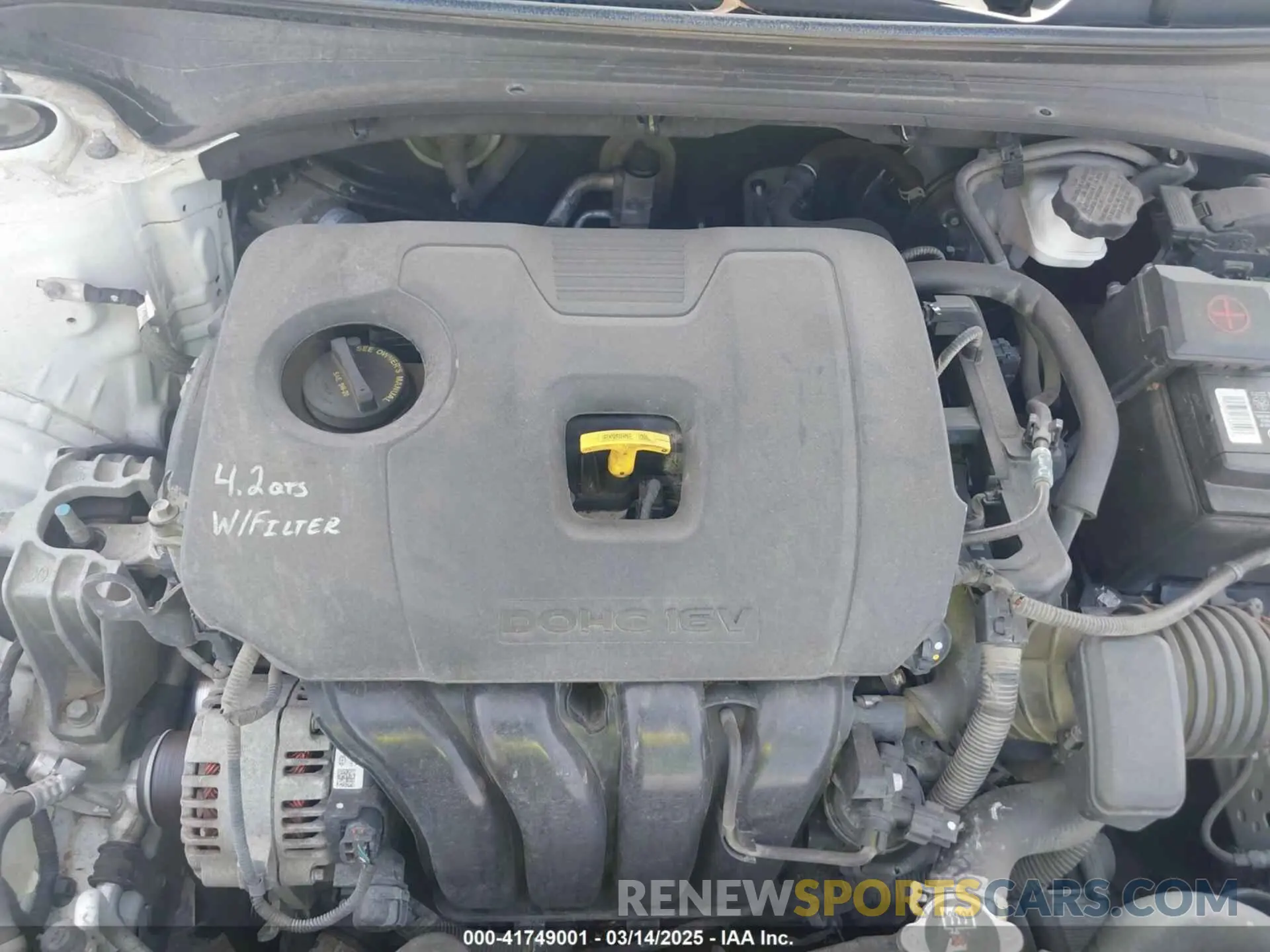 10 fotografías del automóvil dañado 3KPF34AD2KE028516 KIA FORTE 2019