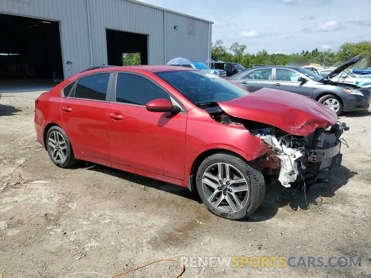 4 fotografías del automóvil dañado 3KPF34AD2KE041069 KIA FORTE 2019
