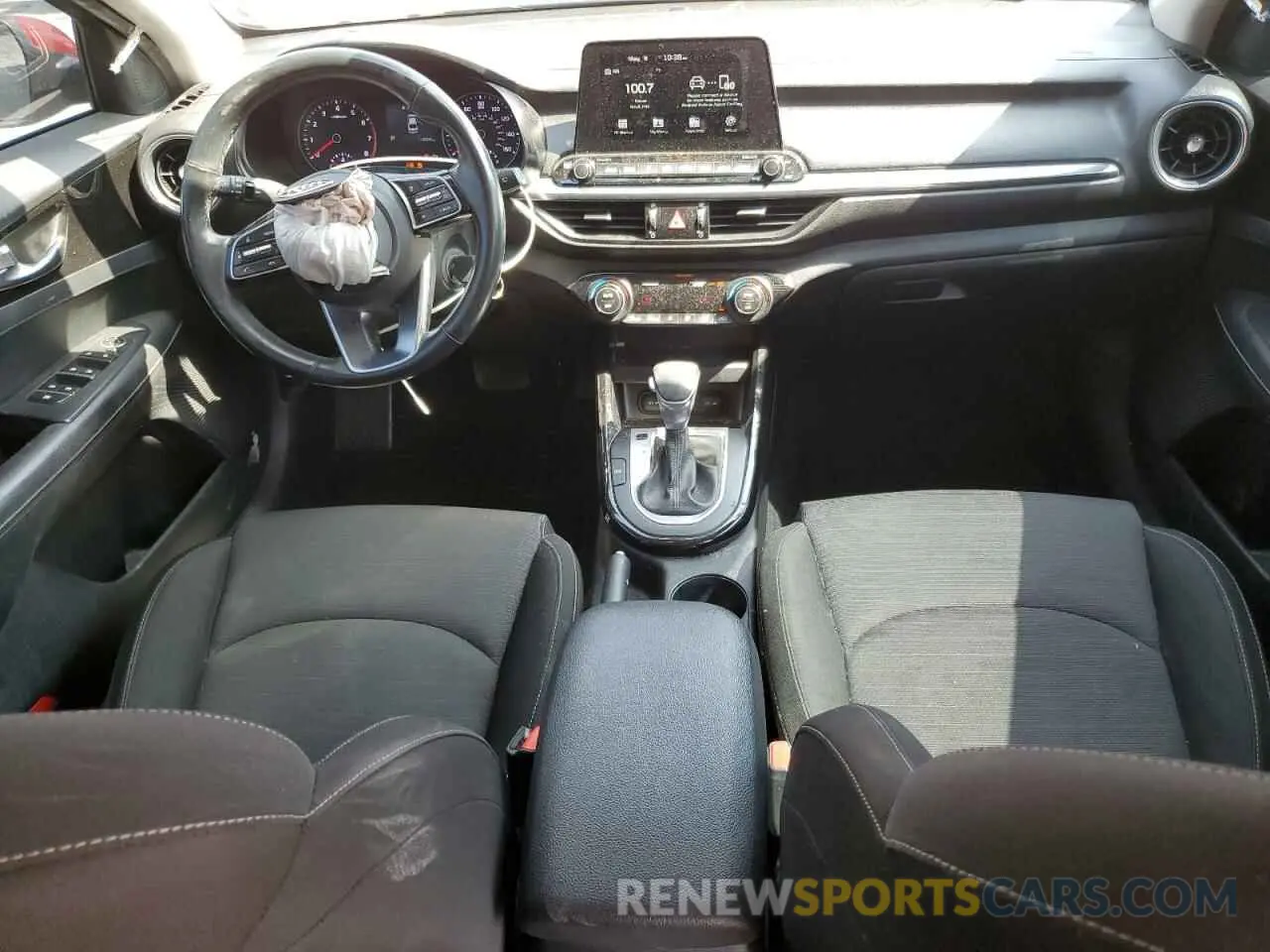 8 fotografías del automóvil dañado 3KPF34AD2KE041069 KIA FORTE 2019