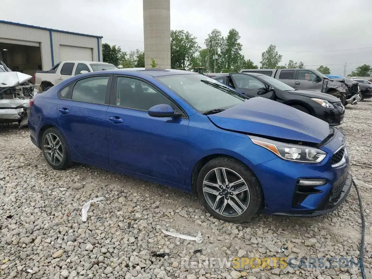 4 fotografías del automóvil dañado 3KPF34AD2KE104266 KIA FORTE 2019