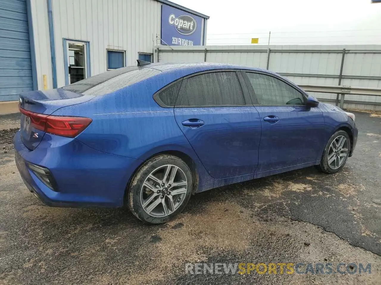 3 fotografías del automóvil dañado 3KPF34AD5KE008034 KIA FORTE 2019