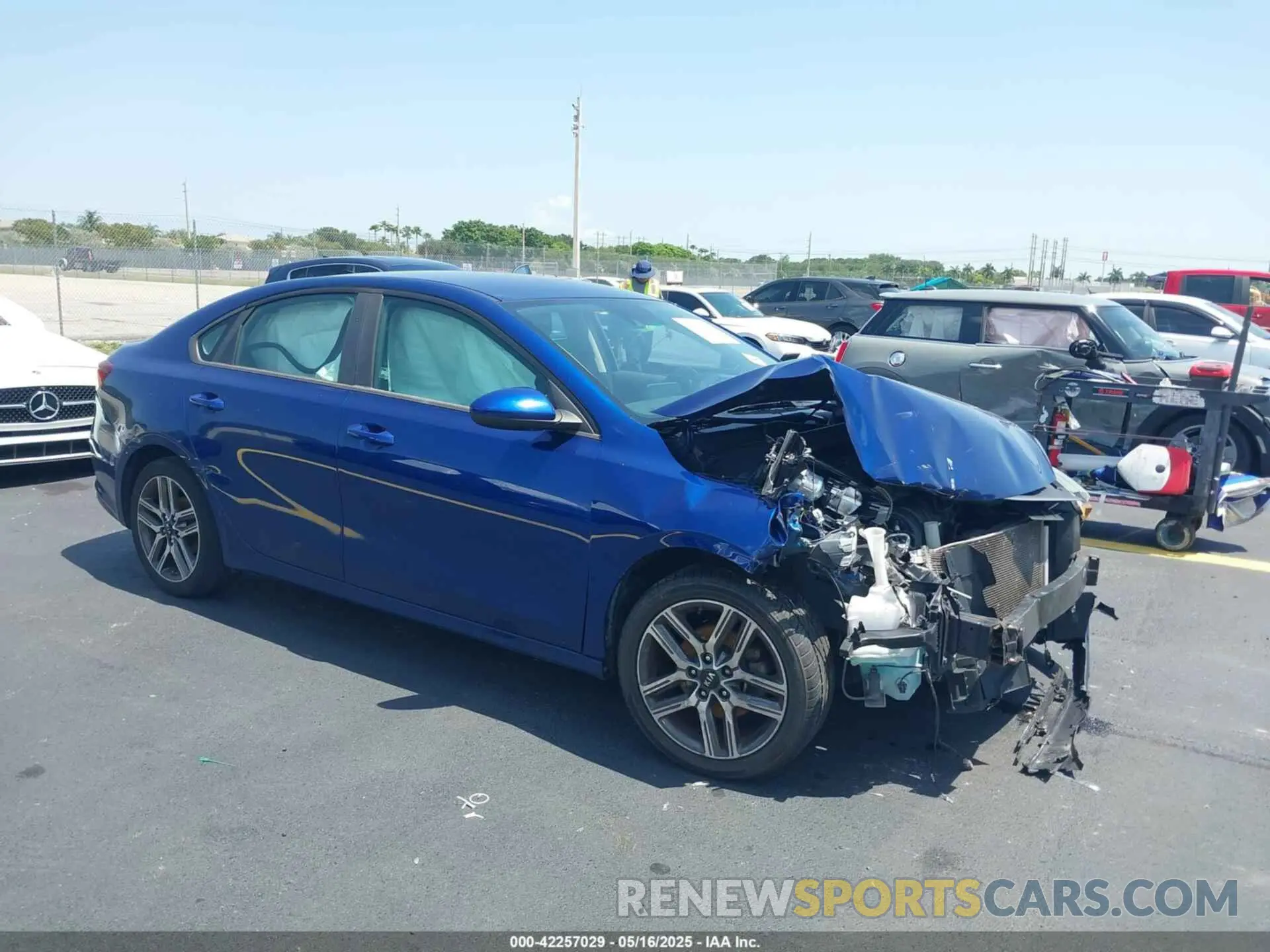 1 fotografías del automóvil dañado 3KPF34AD5KE026520 KIA FORTE 2019