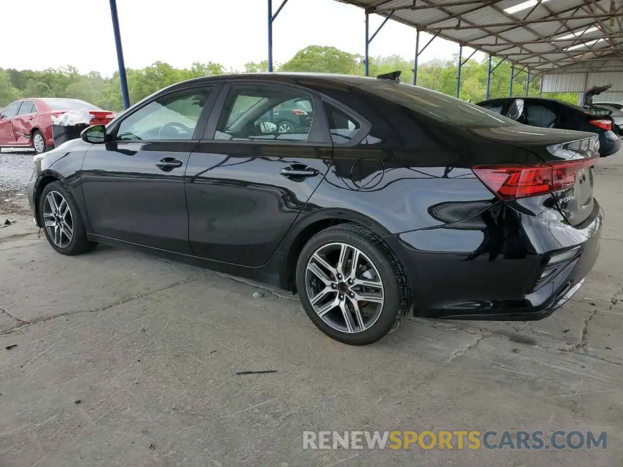 2 fotografías del automóvil dañado 3KPF34AD5KE124253 KIA FORTE 2019