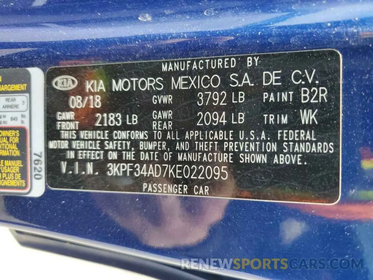 15 fotografías del automóvil dañado 3KPF34AD7KE022095 KIA FORTE 2019