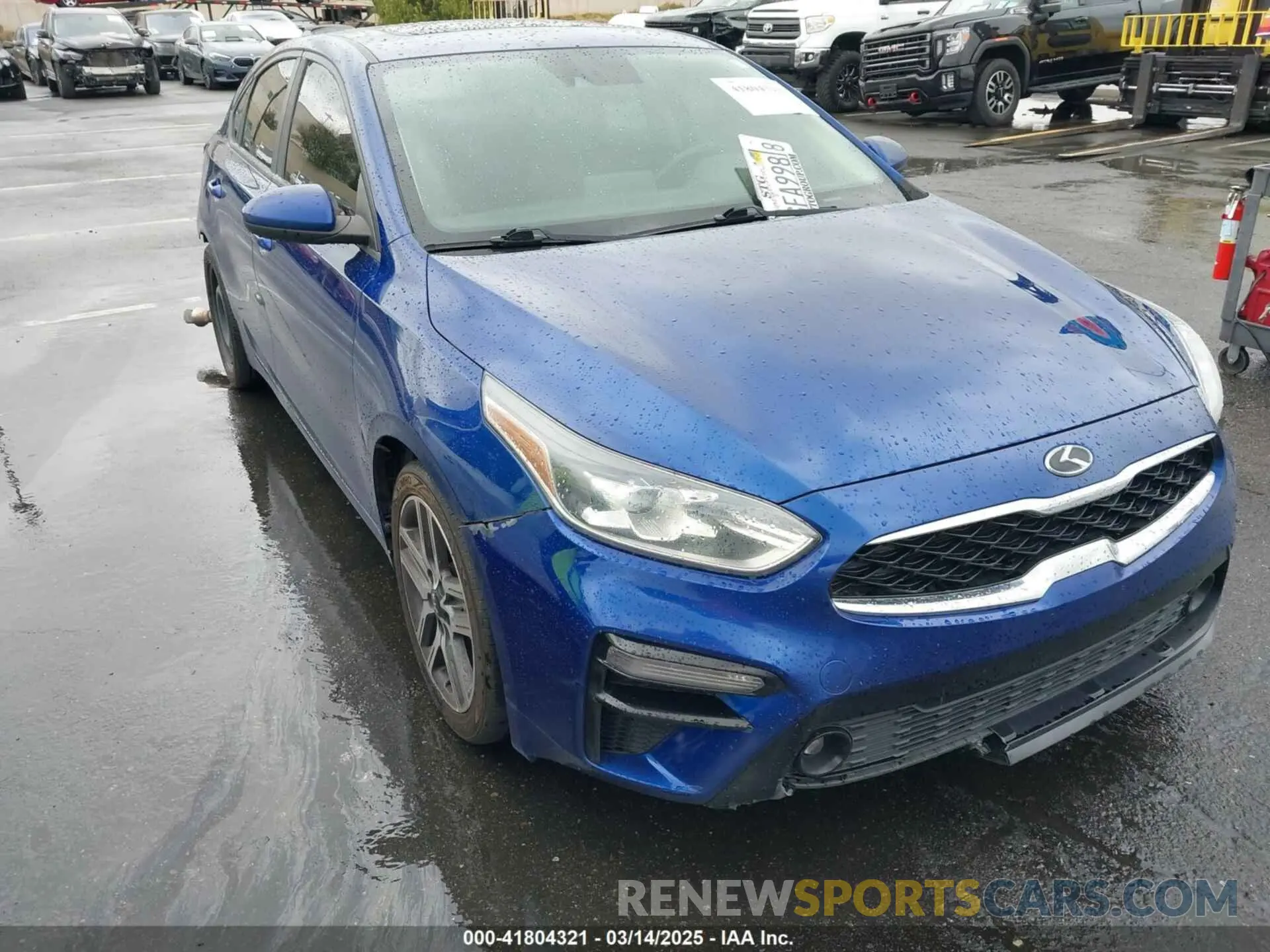 1 fotografías del automóvil dañado 3KPF34AD8KE022803 KIA FORTE 2019
