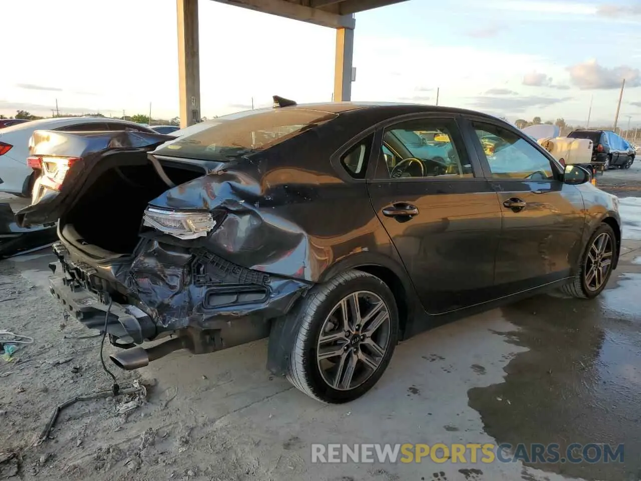 3 fotografías del automóvil dañado 3KPF34AD9KE017089 KIA FORTE 2019