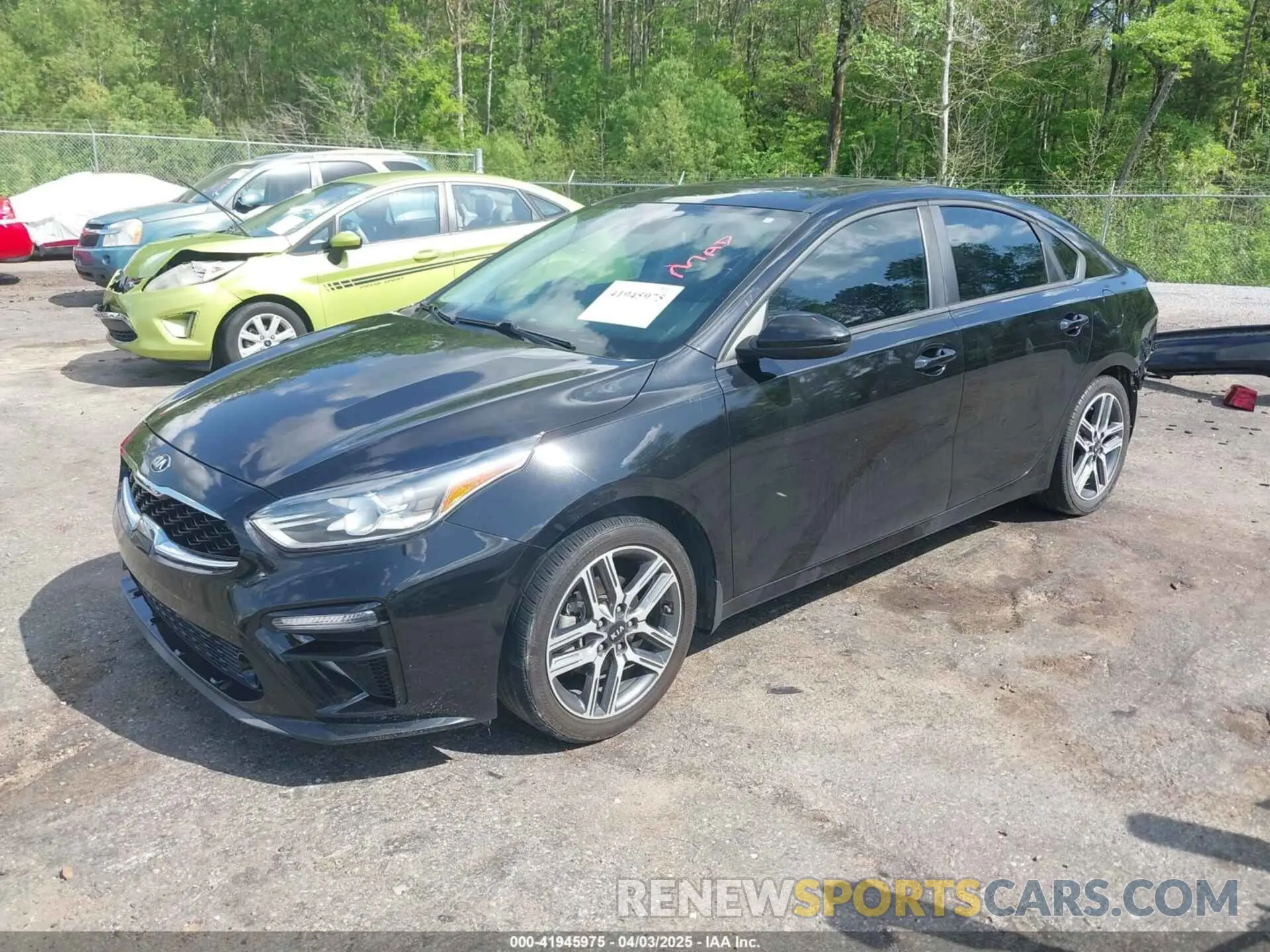 2 fotografías del automóvil dañado 3KPF34AD9KE028108 KIA FORTE 2019