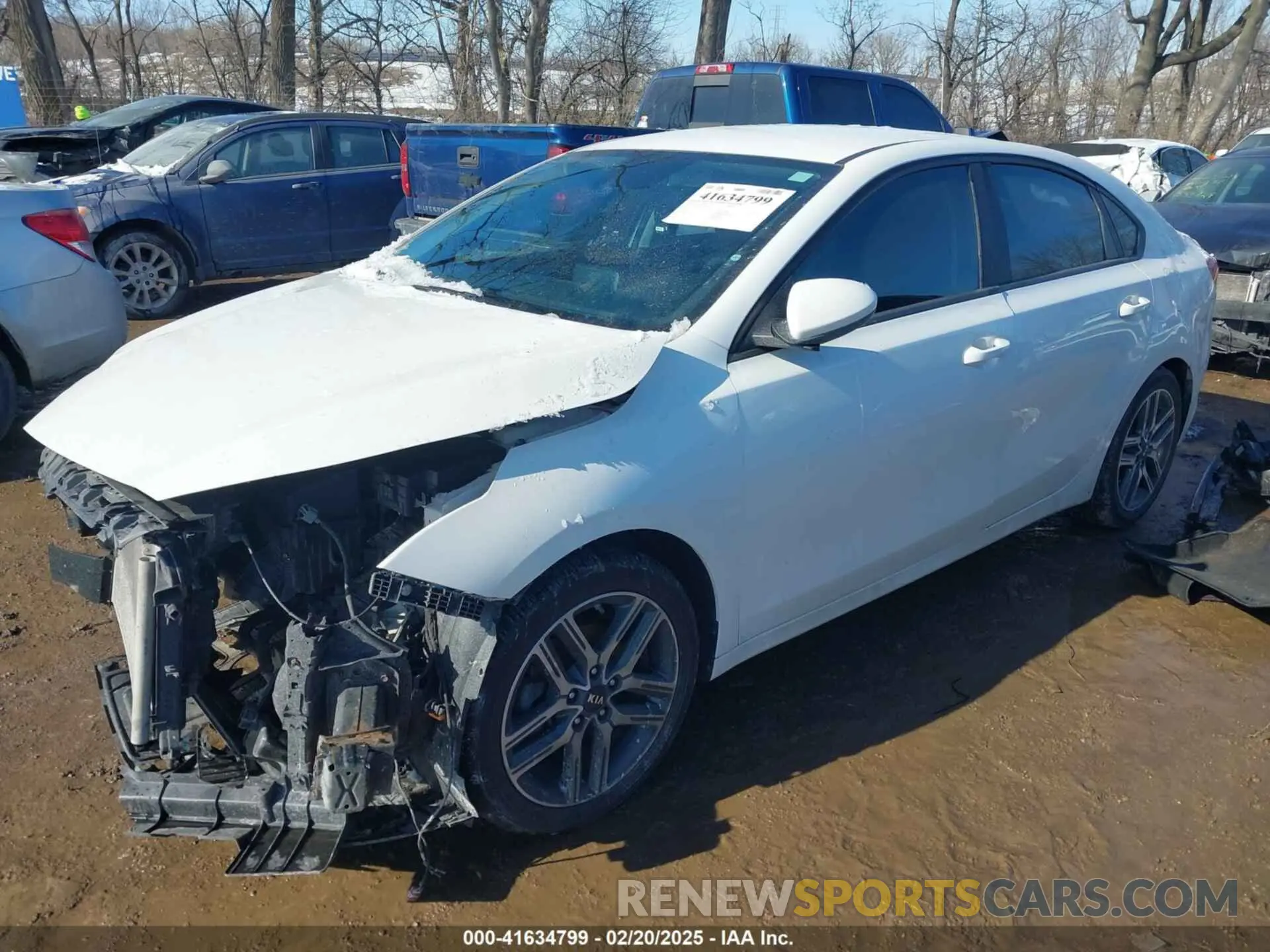 2 fotografías del automóvil dañado 3KPF34ADXKE041837 KIA FORTE 2019